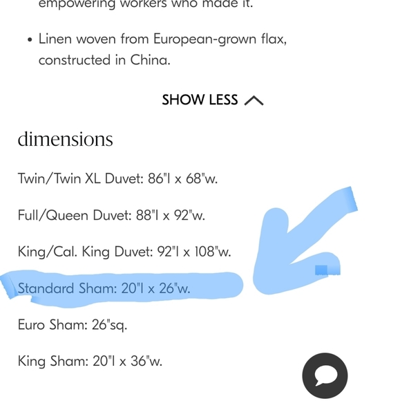 West Elm European Flax Linen Pillow Sham Case NWT - Picture 5 of 5